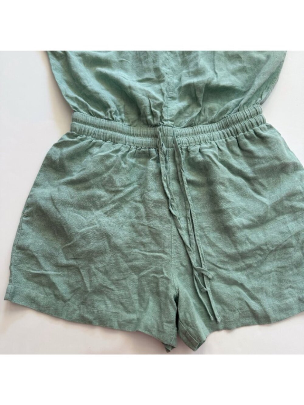 NWOT Carve Designs Women's SOPHIE LINEN ROMPER size S Small - Picture 6 of 11